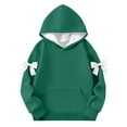 thumbnail image 4 of Ruyang Girls Cute Bowknot Hoodies Kids 3D Graphic Oversized Pullover Sweatshirts Spring Trendy Hooded Sweatshirts Sweater, 4 of 4