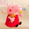 thumbnail image 2 of Muñeca de peluche con forma de Peppa Pig, 26 cm, rosa suave, para sentarse, 2 of 2