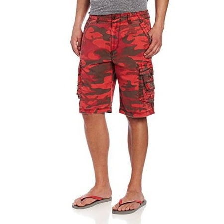 Unionbay young men's survivor messenger cargo shorts - Stop Camo