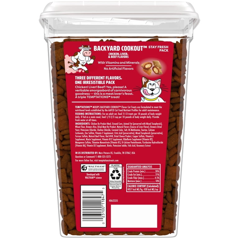 Backyard Cookout Crunchy & Soft Cat Treats, 2 Pack photo 3