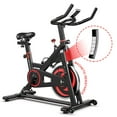 thumbnail image 1 of Goplus Magnetic Stationary Exercise Cycle Bike Silent Belt Drive, 1 of 10