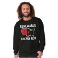 thumbnail image 5 of USA Renewable Energy Climate Change Sweatshirt for Men or Women Brisco Brands S, 5 of 6