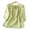 Green, variant on Cotton Linen Shirts for Women Summer Boho Retro Embroidered Tops 3/4 Sleeve Dressy Casual Blouses Loose Tunics White L