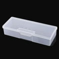 thumbnail image 4 of Rectangular Transparent Nail Storage Box, Kingtow Transparent Nail Brush Kit Storage Box Plastic Container Organizer Case, 4 of 4