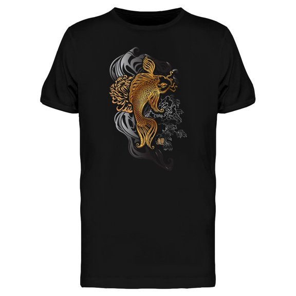 Sand Drawn Koi Tee Men's -Image by Shutterstock