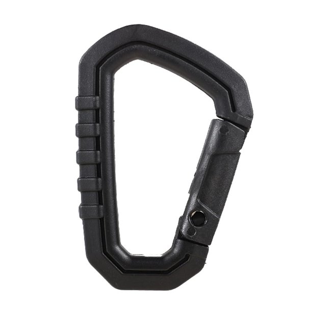 Mochila en Forma D Mosquetón Acero Plástico Anillo Externo ()
