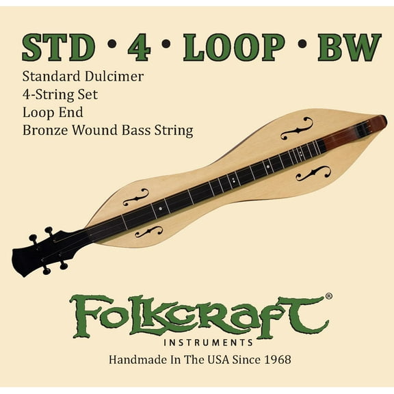 Folkcraft Mountain Dulcimer Bronze Wound Bass String
