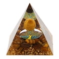 thumbnail image 3 of Epoxy Ornament, Durable Reliable Representing Luck Attractive Decorative Positive Style Pyramid Ornament  For Meditation For Yoga, 3 of 8