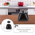 thumbnail image 2 of Simple Ceramic Sugar Bowl Salt Pot Pepper Storage Jar Practical Seasoning Pot Container Condiment Spice Box Holder for Home Kitchen (Black), 2 of 8