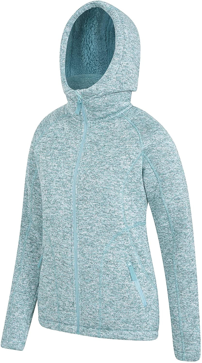 nevis womens fur lined hoodie