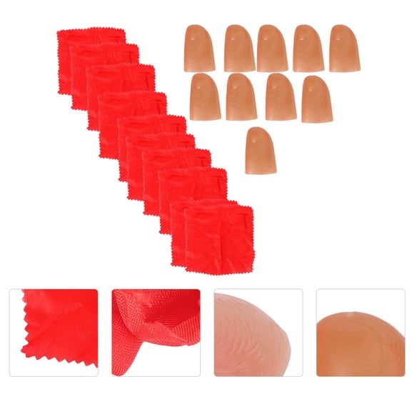 Mobutofu 10 Ensembles Accessoires Couleurs Assorties Conseils de Pouce Performance de Scène