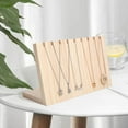thumbnail image 2 of Necklace Jewelry Stand Wooden Slant Dangling for Pendant Tabletop Shows, 2 of 9