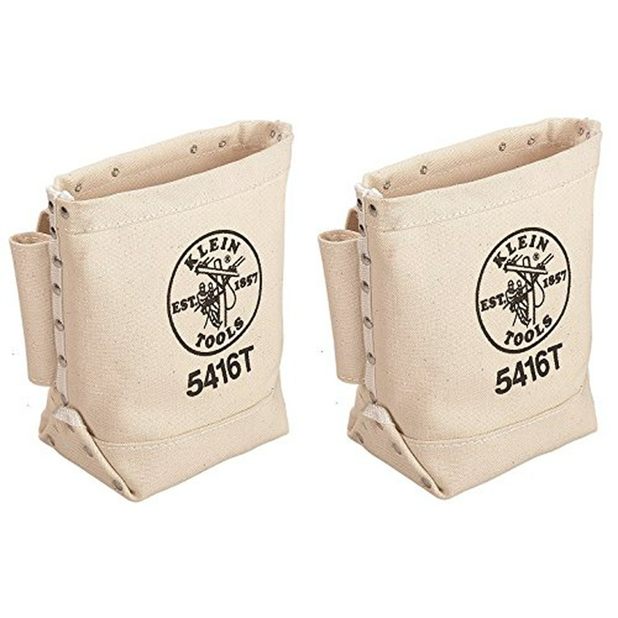 Klein Tools 5416t Bull Pin And Bolt Bag Canvas With Tunnel Loop Klein Tools 5416t Bull Pin And Bolt Bag