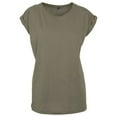 thumbnail image 1 of Build Your Brand Womens Extended Shoulder T-Shirt, 1 of 1