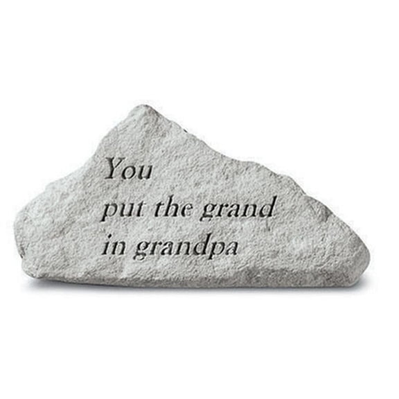 You Put The Grand Memorial Garden Stone