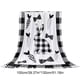 thumbnail image 3 of Manta de felpa de poliéster para sofá, manta de Pascua con estampado de conejito y huevos de Pascua, ideal para decoración navideña de primavera., 3 of 6
