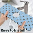 thumbnail image 6 of Vsdgher French Bulldog Puppy Kitchen Sink Splash Guard Faucet Mat -1 PC Super Absorbent Fast Drying Mat Sink Gadgets-Splash, Bathroom,Sink Mat,(15" X 5.5" ), 6 of 7