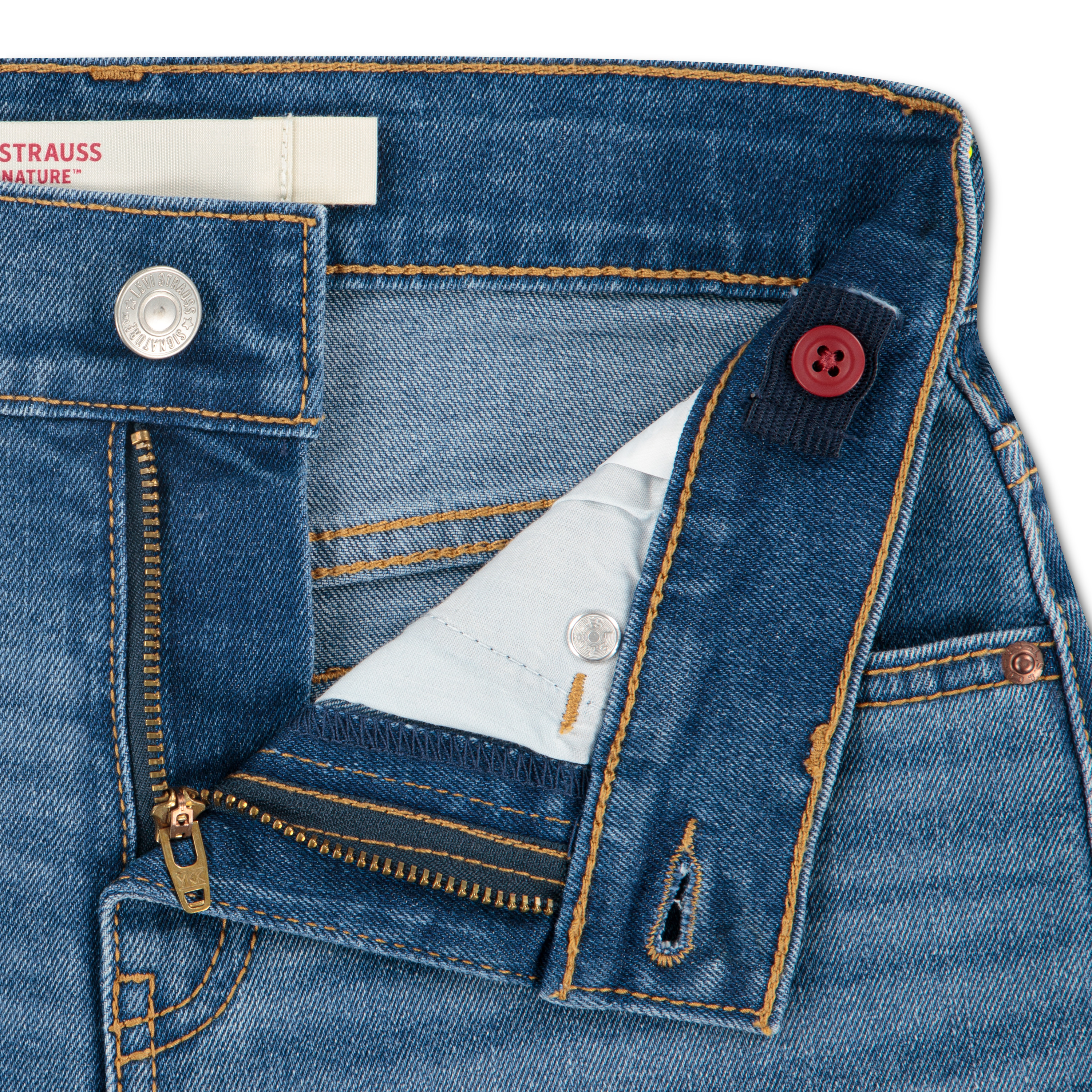 Levi Strauss Signature Girls High Rise 3" Denim Shorts, Sizes 5-18