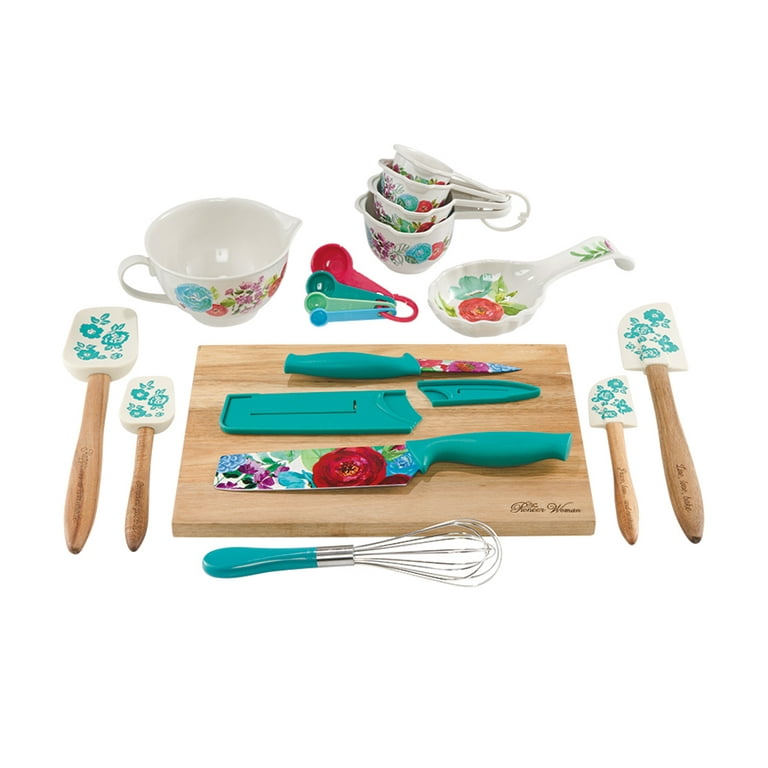 Pioneer Woman Clara 20 Pc. Kitchen Tool Set, Cooking Tools, Household