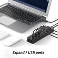 thumbnail image 3 of Small USB Hub MultiHub 7/4 Expandable Port for Seamlessly Device Management, 3 of 11