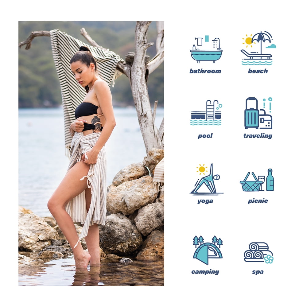 Hencely Beach Towel - Thumbnail 4