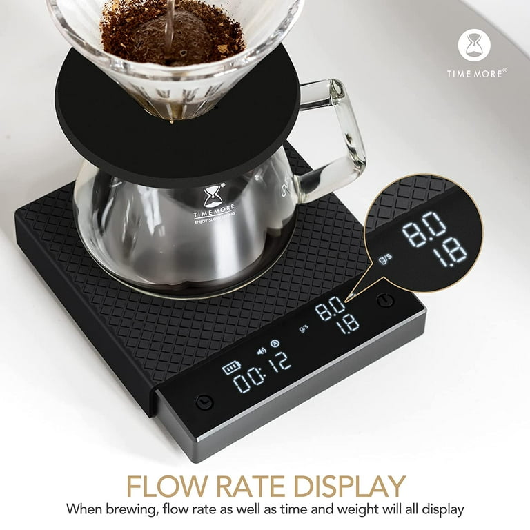 TIMEMORE Mirror Coffee and Espresso Scale in Black