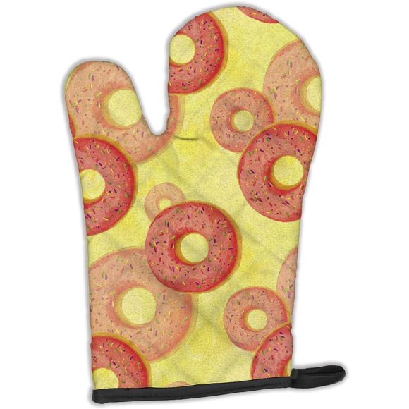 shiyou-BB7561OVMT Watercolor Just Donuts Decorated Oven Mitt, 12" x 8.5", Multicolor