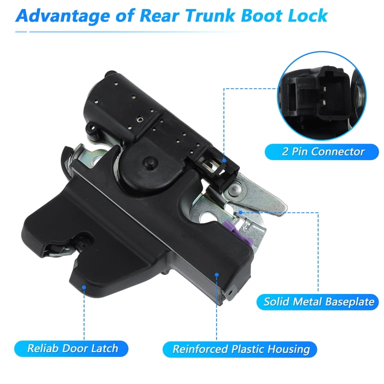 Yinlowa Trunk Lock Latch for Toyota Camry 2007 2008 2009 2010 2011 Replacement Camry Rear Trunk Lid Release Latch Door Lock Actuator Motor Assembly Replace 64600-06010, 931-860 Yinlowa Trunk Lock Latch for Toyota Camry 2007 2008 2009 2010 2011 Replacement Camry Rear Trunk Lid Release Latch Door Lock Actuator Motor Assembly Replace 64600-06010, 931-860