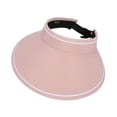 thumbnail image 7 of LRen Tea Party Hats Women Visor Sun Hat Wide Brim Adjutable Ponytail Packable Beach Holiday Summer Sun With UPF And Breathable Design, 7 of 7