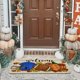 thumbnail image 3 of Alfombrilla de fútbol otoñal con forma de calabaza, 43 x 91 cm, de Rug Baccessor, para interiores, 3 of 9