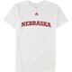thumbnail image 1 of Adidas Mens Nebraska Graphic T-Shirt, white, M, 1 of 2
