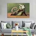 thumbnail image 5 of Funny Opossum Crazy Possum Poster Quirky Animal Wall Art Poster Scroll Canvas Painting Picture Living Room Decor Home 24x36inch(60x90cm), 5 of 6