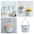 thumbnail image 2 of Jierger Retro Wall Decoration Idyllic Basket Flowerpot Hanging Flower Wall American Patio & Garden for Home Garden Wedding Wall Decorations, 2 of 9