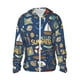 thumbnail image 1 of Balery Marine Nautical Sudadera ligera de manga larga con capucha y protección solar UPF 50+ para hombre y mujer, ideal para pesca y running-X-Large, 1 of 7