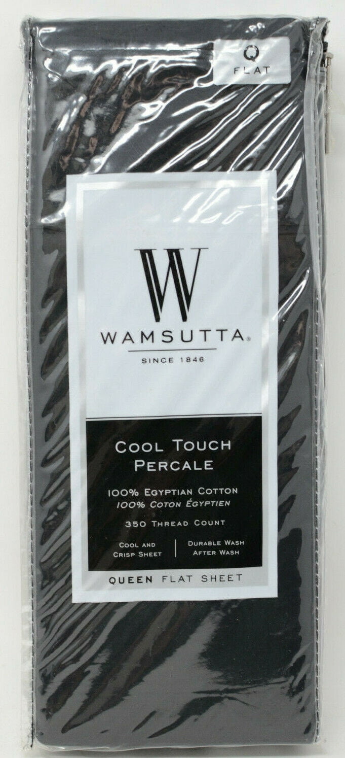Wamsutta Cool Touch Percale 350 TC 100 Egyptian Cotton Queen Flat