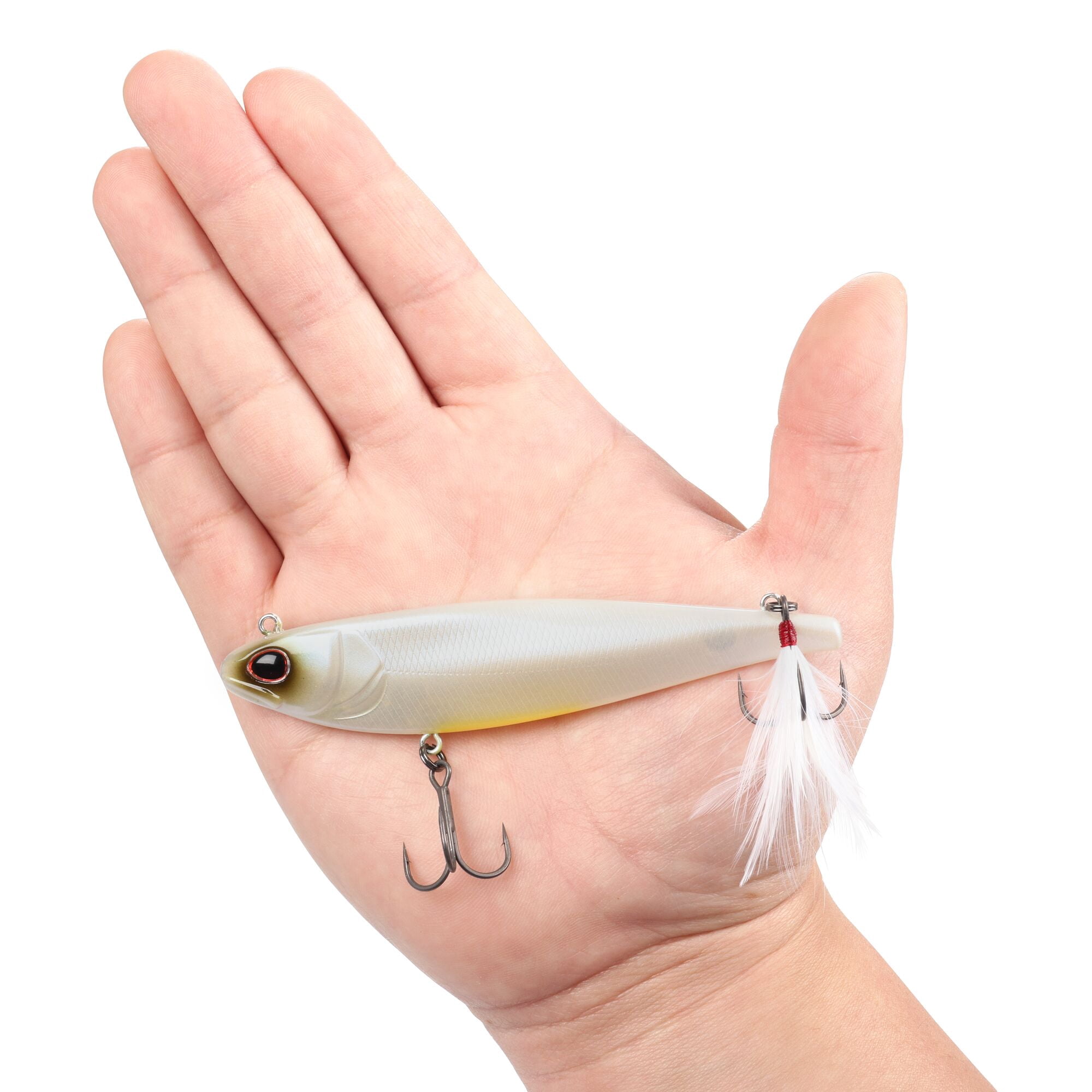 Berkley Doom Stroller Fishing Lure, 4.3 in, French Pearl (1-count)
