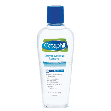 Cetaphil® Face Gentle Makeup Remover 6 fl. oz. (The Best Makeup Remover For Oily Skin)