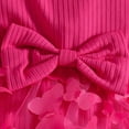thumbnail image 6 of Zanarzt New Born Clothes Baby Girl Baby Girl Romper Ruffle Newborn Girl Bodysuit Jumpsuit with Headband Baby Girl Clothes Outfit 6-9 Months,Hot Pink, 6 of 7