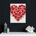 thumbnail image 5 of Nawypu Watercolor Heart Shape Print Canvas Wall Art, Love Heart Canvas Print Painting Wall Decor, Heart Shape Art Print for Valentine's Day, Colorful Heart Shaped, Watercolor, Decor, 5 of 5