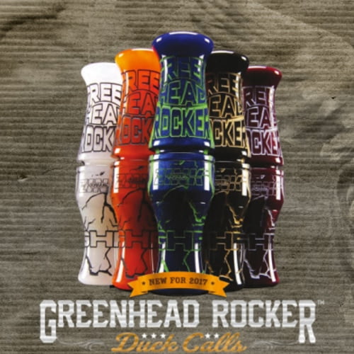 Zink Calls Greenhead Rocker Duck Call GHR Acrylic Mallard-Interference Green 