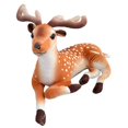 thumbnail image 2 of Reno navideño de peluche, adorable, regalo para niños y niñas. Estilo B, 2 of 9