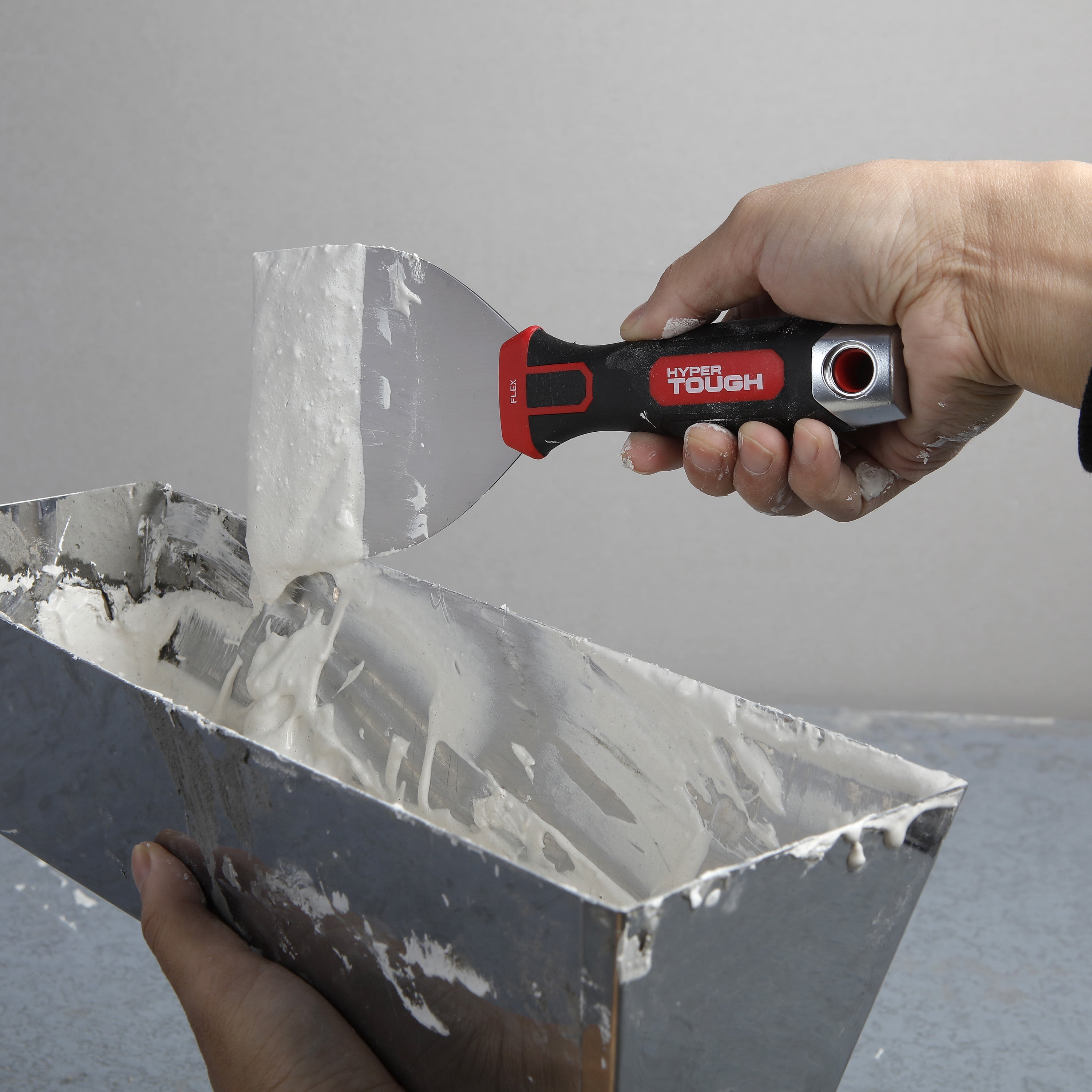 Hyper Tough 4-inch Soft Grip Flex Steel Putty Knife