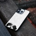 thumbnail image 4 of FINCIBO Soft Rubber Protector Cover Case for Apple iPhone 13 Pro 6.1" 2021 (NOT FIT Apple iPhone 13 mini 5.4" 2021/iPhone 13 6.1" 2021/iPhone 13 Pro Max 6.7" 2021), Animal Black White Shih Tzu Dog, 4 of 5
