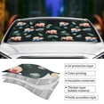 thumbnail image 5 of Disketp Windshield Sun Shade, Car Sun Shade For Front Window Baby Sloths Sleeping On The Christmas Ball Sunshades Sun Visor Protector Blocks Uv Rays Foldable, 5 of 9