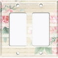 thumbnail image 6 of Metal Light Switch Plate Cover Elegant Floral Musical Damask Beige FLW115, 6 of 13