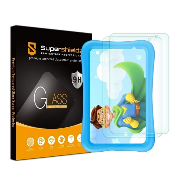 [2-Pack] Supershieldz for Vankyo Matrixpad S8 Kids Tablet 8 inch Tempered Glass Screen Protector, Anti-Scratch, Anti-Fingerprint, Bubble Free