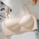 thumbnail image 4 of Brasier Mujer Tela de Mantequilla Strapless Underwear Women'S Small Gathered Non Marking Non Underwire Bandeau Wrap Bra 2025 Mediana, 4 of 5