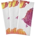 thumbnail image 6 of Watercolor Fishes Tea Towels Set of 6 Summer Kitchen Dish Cloth with Hanging Loop, 18"x28"Lint-Free Absorbent Towel for Kitchen Drying Wiping and Cleaning, 6 of 7