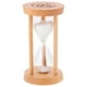 thumbnail image 1 of Temporizador de arena de madera, temporizador de 5 minutos, temporizador de arena portátil, reloj de arena decorativo, reloj de arena de cocina, 1 of 7