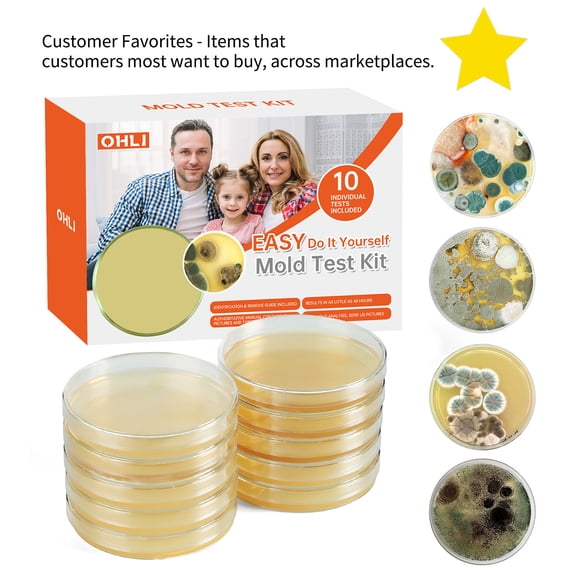 Mold test kit for home 10 pics
